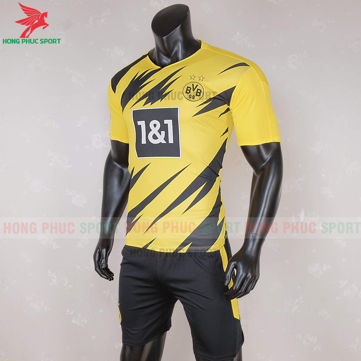 Áo đấu Dortmund 2020 sân nhà (trái)