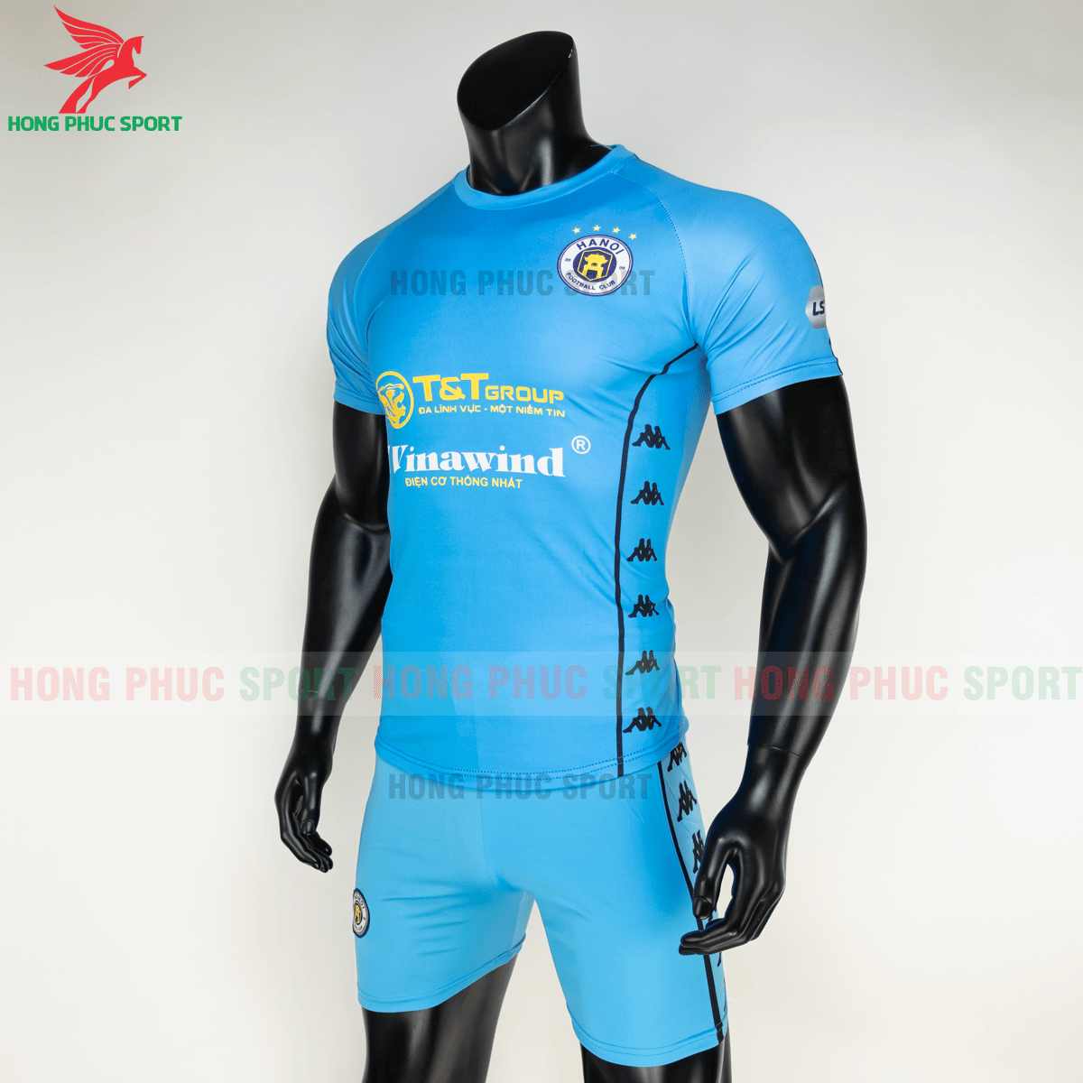 Áo đấu CLB Hà Nội 2021 xanh ngọc (trái)