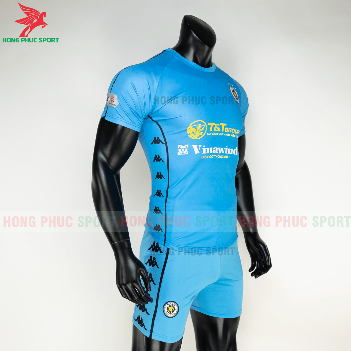 Áo đấu CLB Hà Nội 2021 xanh ngọc (phải)