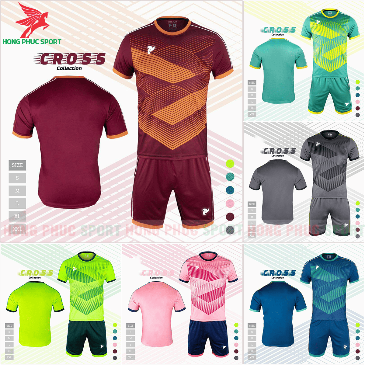 Áo đấu không logo Justplay Cross