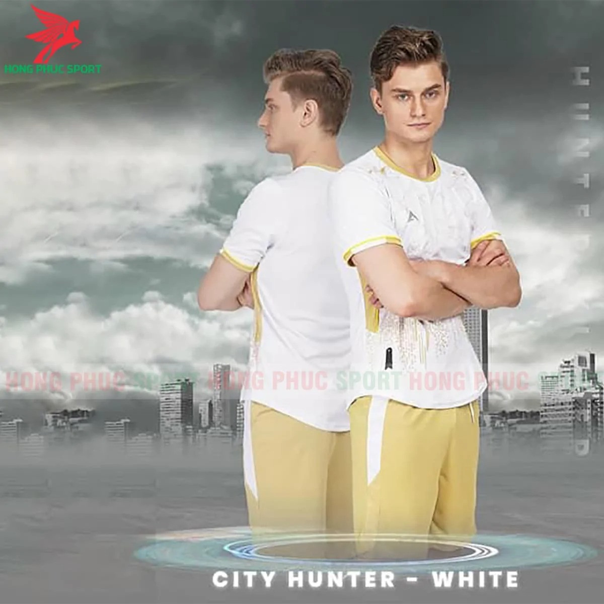 BỘ QUẦN ÁO BÓNG ĐÁ KHÔNG LOGO KAIWIN CITY HUNTER TRẮNG – HÀNG VIỆT NAM