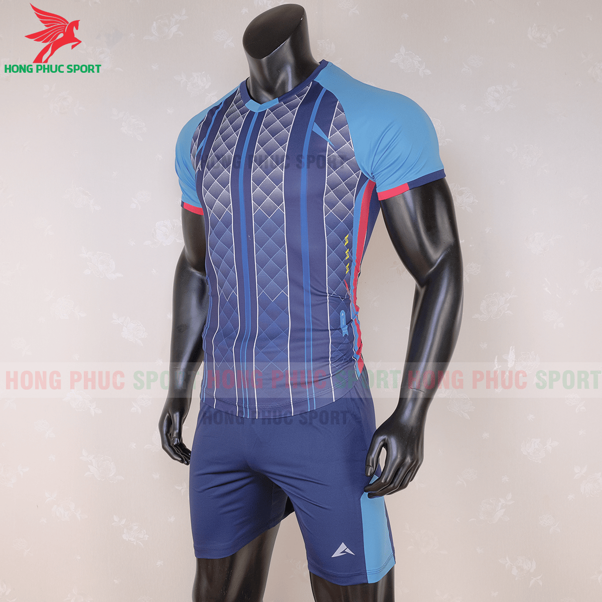 Áo không logo Kaiwin-Zeus 2020 xanh dương (trái)