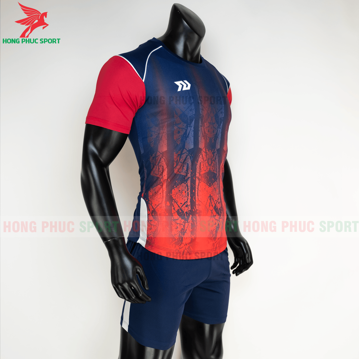 Áo đá banh không logo Bulbal Hades 2021 màu đỏ (phải)
