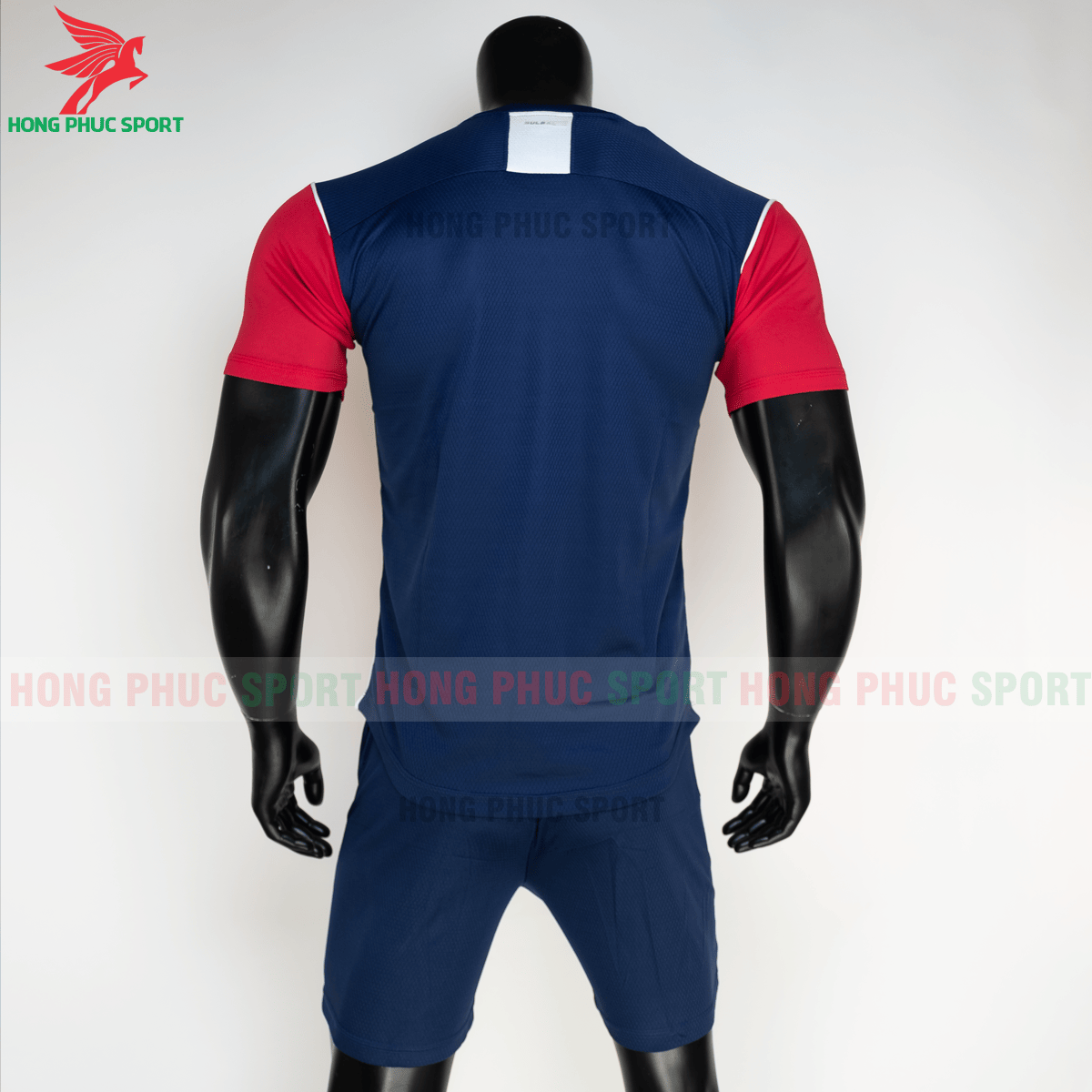 Áo đá banh không logo Bulbal Hades 2021 màu đỏ (sau)