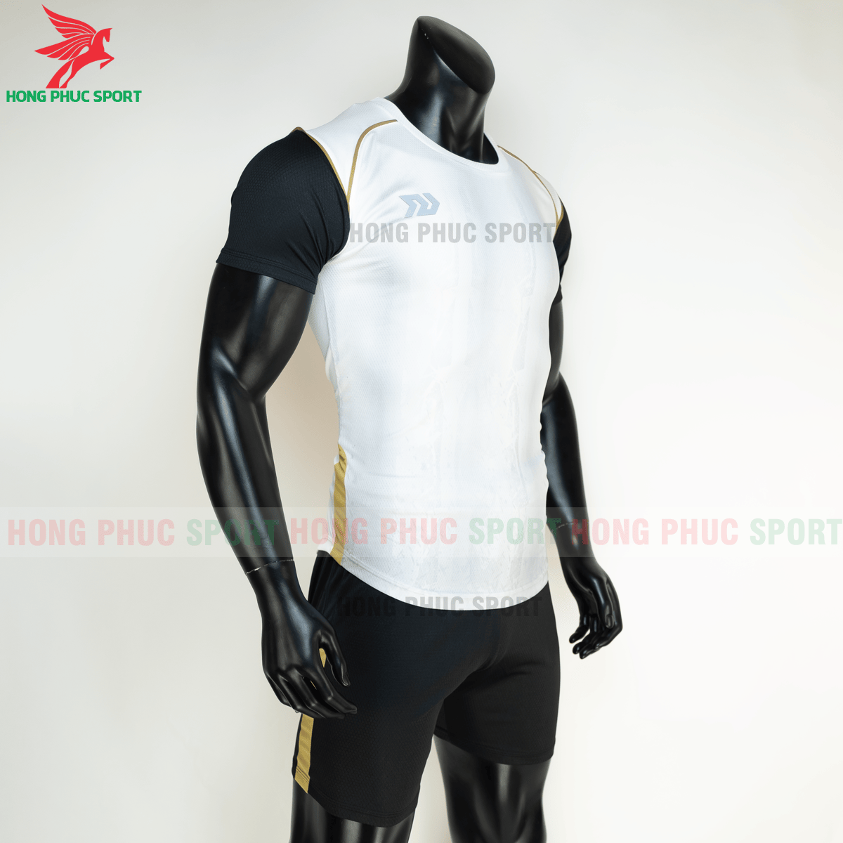 Áo đá banh không logo Bulbal Hades 2021 màu Trắng (phải)