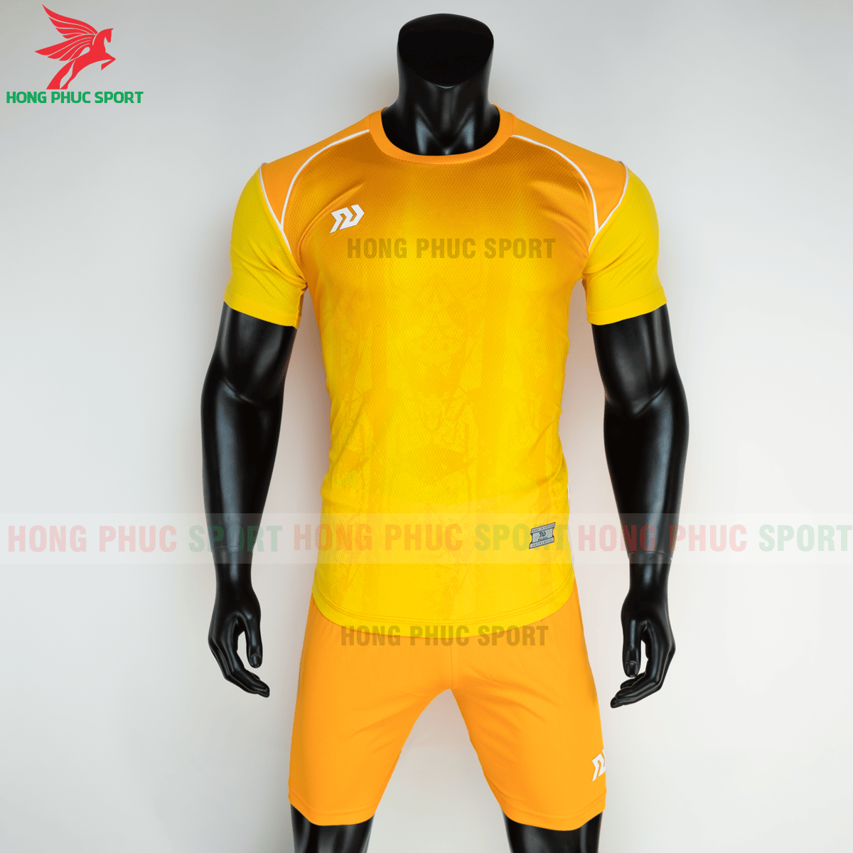 Áo đá banh không logo Bulbal Hades 2021 màu vàng (trước)