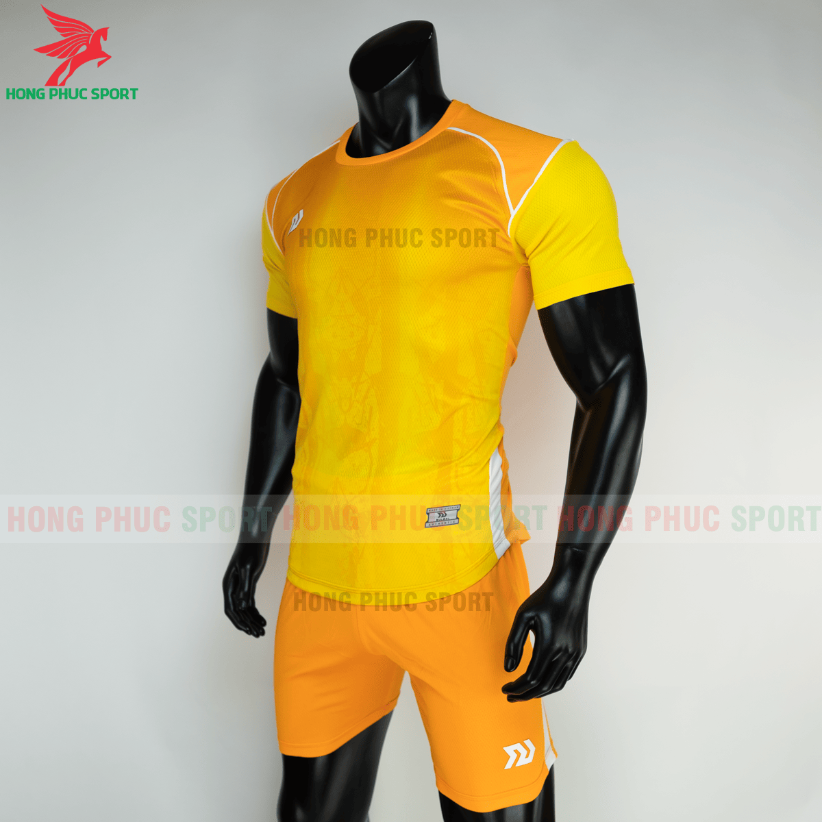 Áo đá banh không logo Bulbal Hades 2021 màu vàng (trái)