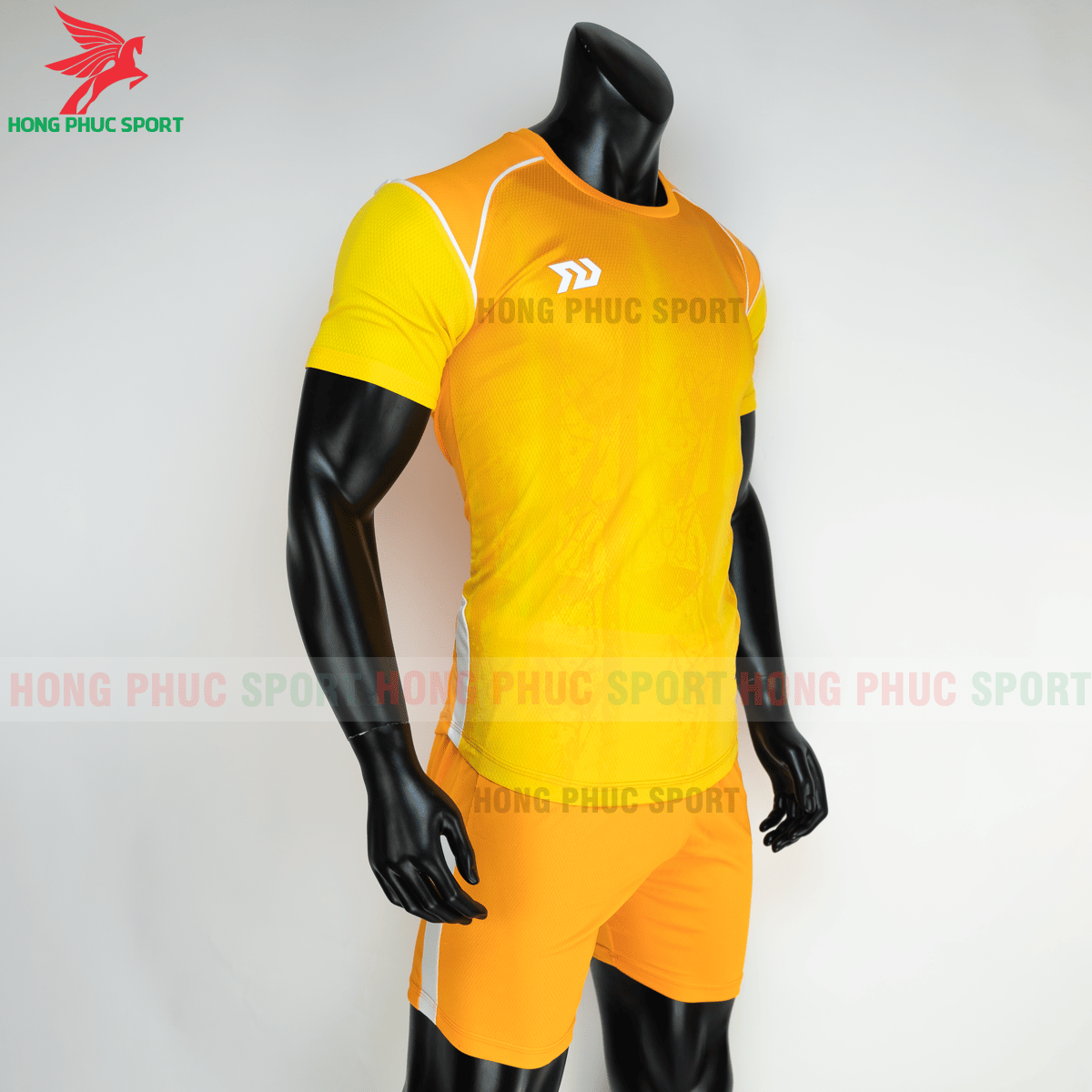 Áo đá banh không logo Bulbal Hades 2021 màu vàng (phải)
