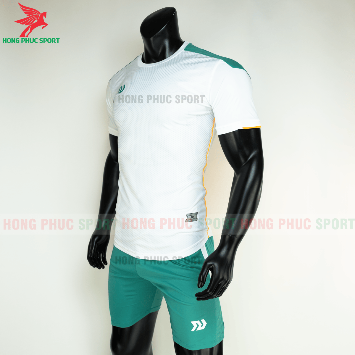 Áo đá banh không logo Bulbal Lotus 2021 màu Trắng (trái)