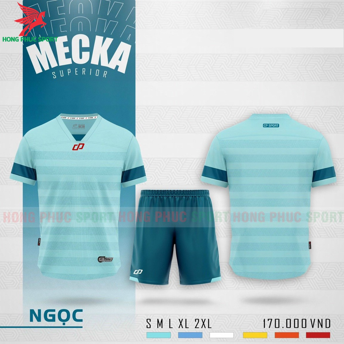 BỘ QUẦN ÁO ĐẤU KHÔNG LOGO CP MECKA 2021 VÀNG - THUN LẠNH CAO CẤP