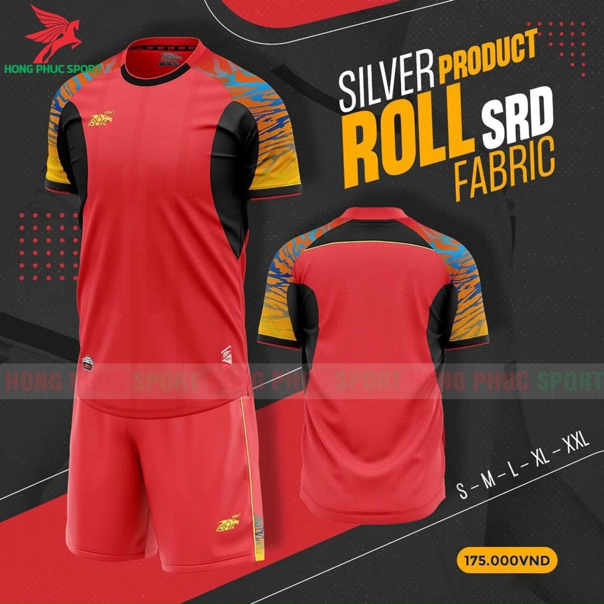BỘ QUẦN ÁO KHÔNG LOGO RIKI ROLL SRD ĐỎ - THUN LẠNH CAO CẤP