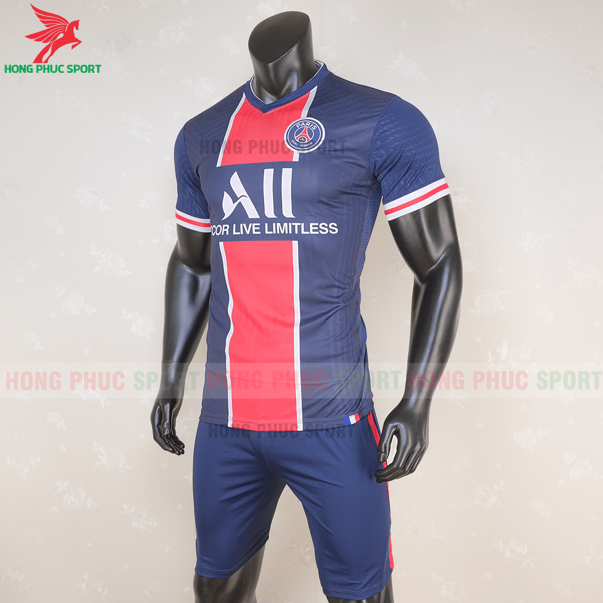 Áo đấu PSG 2020 sân nhà (trái)