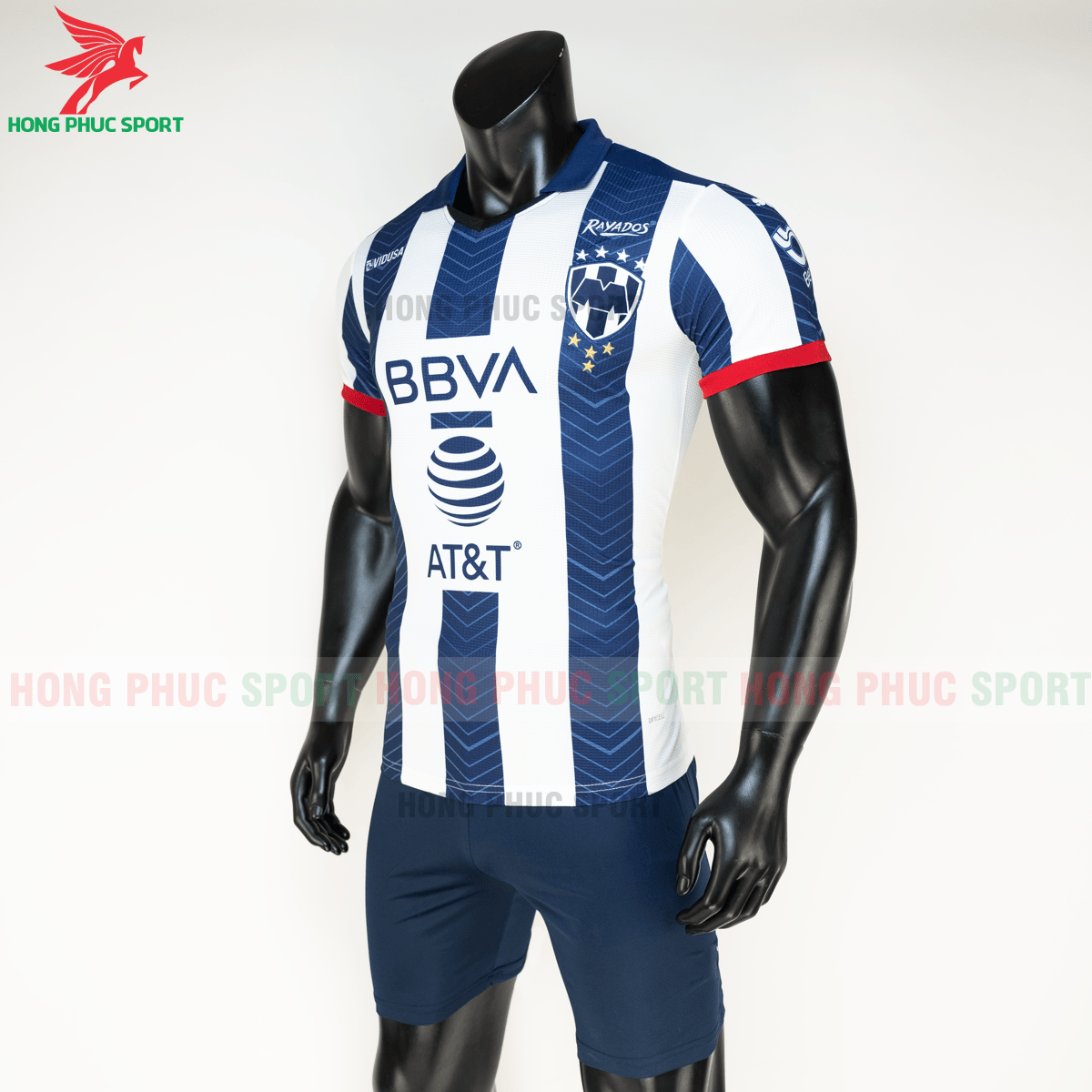 Áo đá banh Rayados 2020 2021 sân nhà (trái)