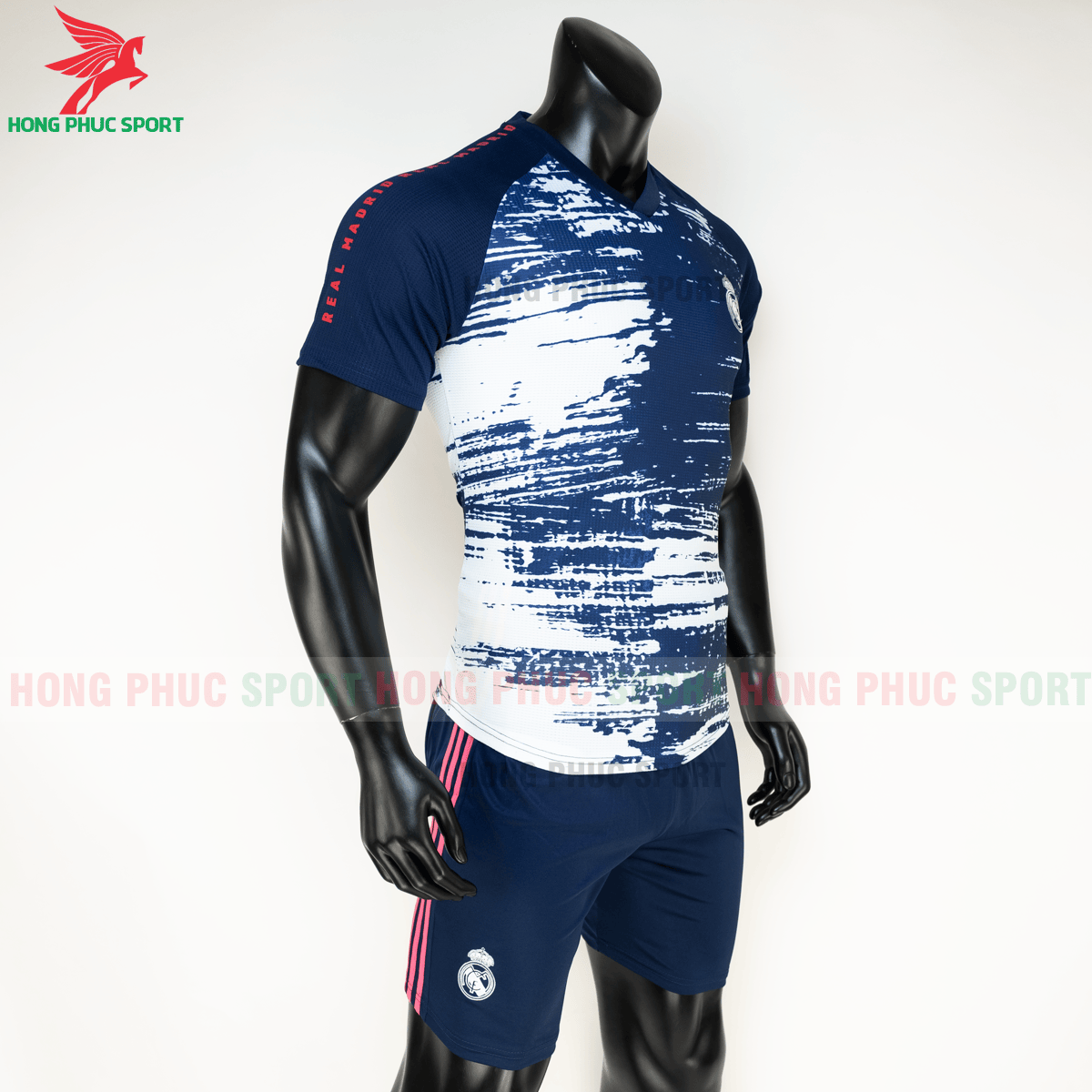 Áo bóng đá Real Madrid 2020 2021 Pre-match (phải)