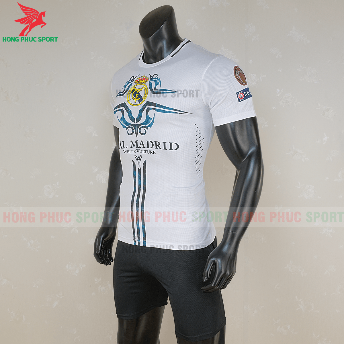 Áo đấu Real Madrid 2020 phiên bản fan 8 (trái)