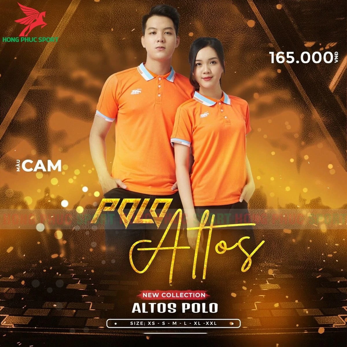 BỘ QUẦN ÁO KHÔNG LOGO RIKI POLO ALTOS CAM - THUN LẠNH CAO CẤP