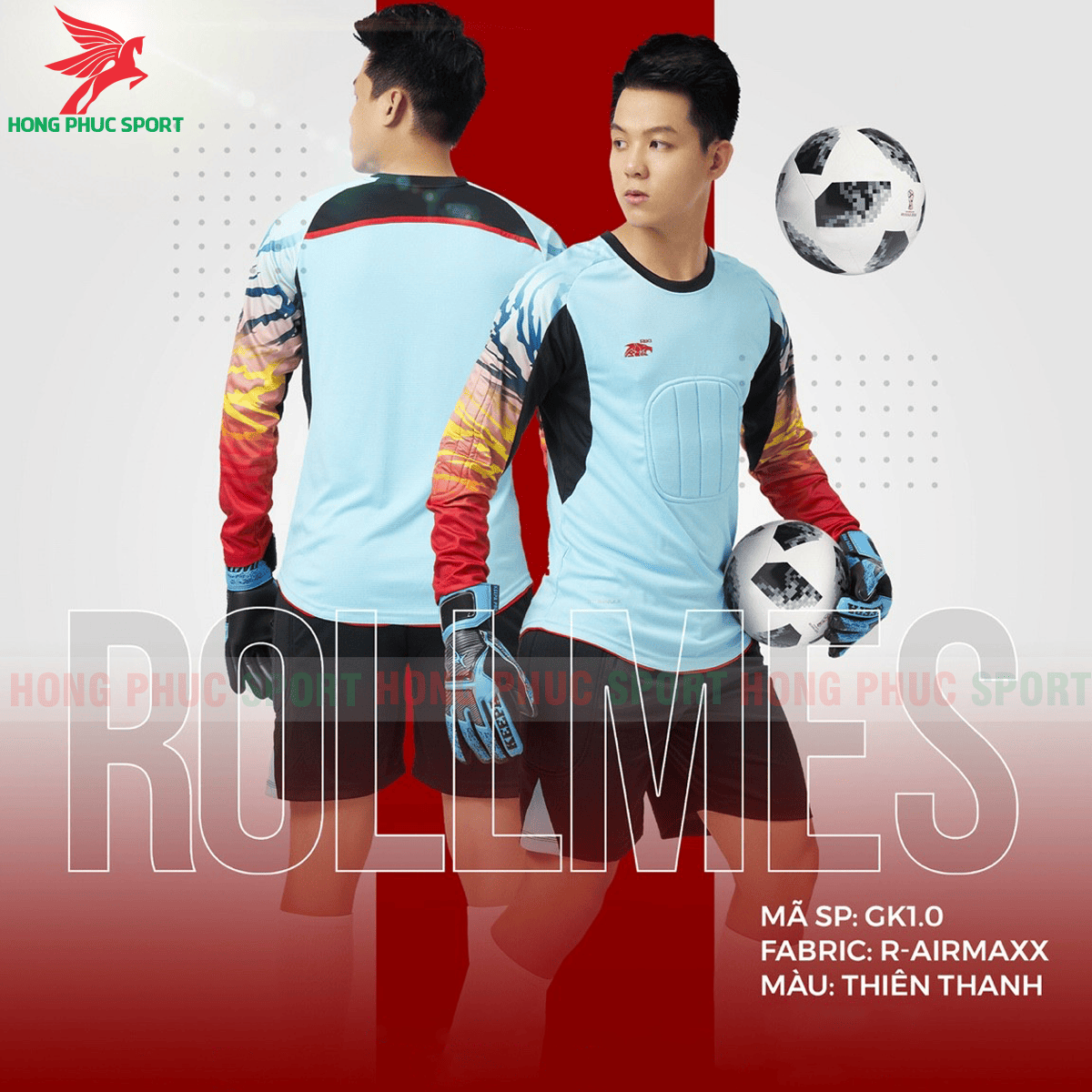 BỘ QUẦN ÁO ĐẤU THỦ MÔN RIKI ROLLMES 2021 MÀU XANH NGỌC - HÀNG VIỆT NAM