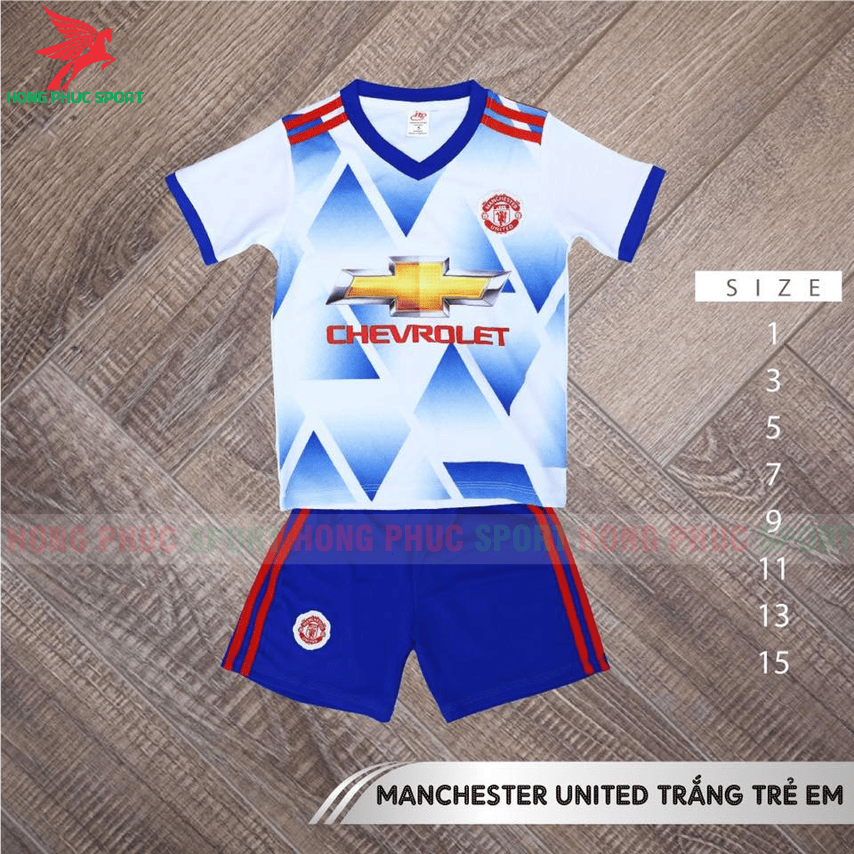 BỘ QUẦN ÁO ĐẤU TRẺ EM MANCHESTER UNITED 2021 2022 SÂN KHÁCH - THUN LẠNH CAO CẤP