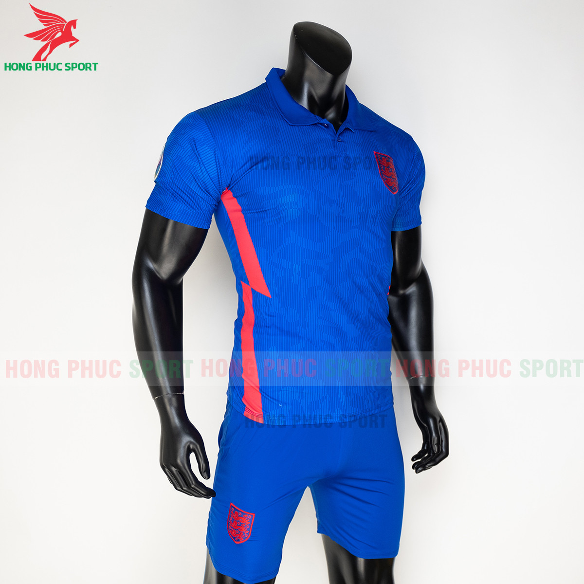 Bộ quần áo đấu tuyển Anh Euro 2021 sân khách - Thun lạnh cao cấp