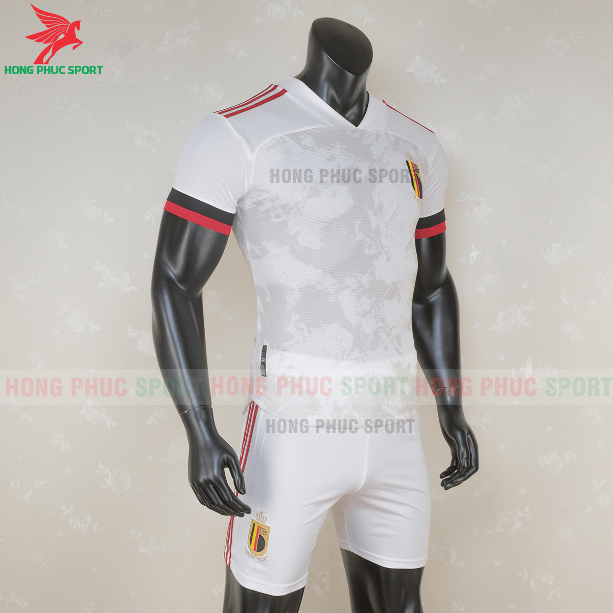 Áo đấu tuyển Bỉ sân khách 2020 (phải)