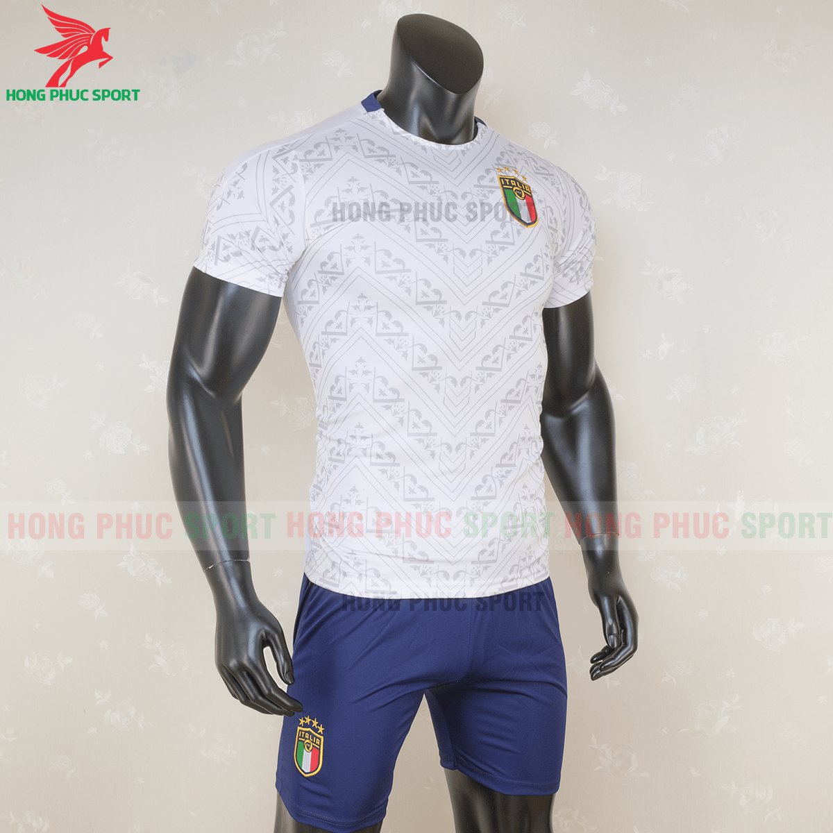 BỘ QUẦN ÁO ĐẤU TUYỂN ITALIA 2021 SÂN KHÁCH - THUN LẠNH CAO CẤP