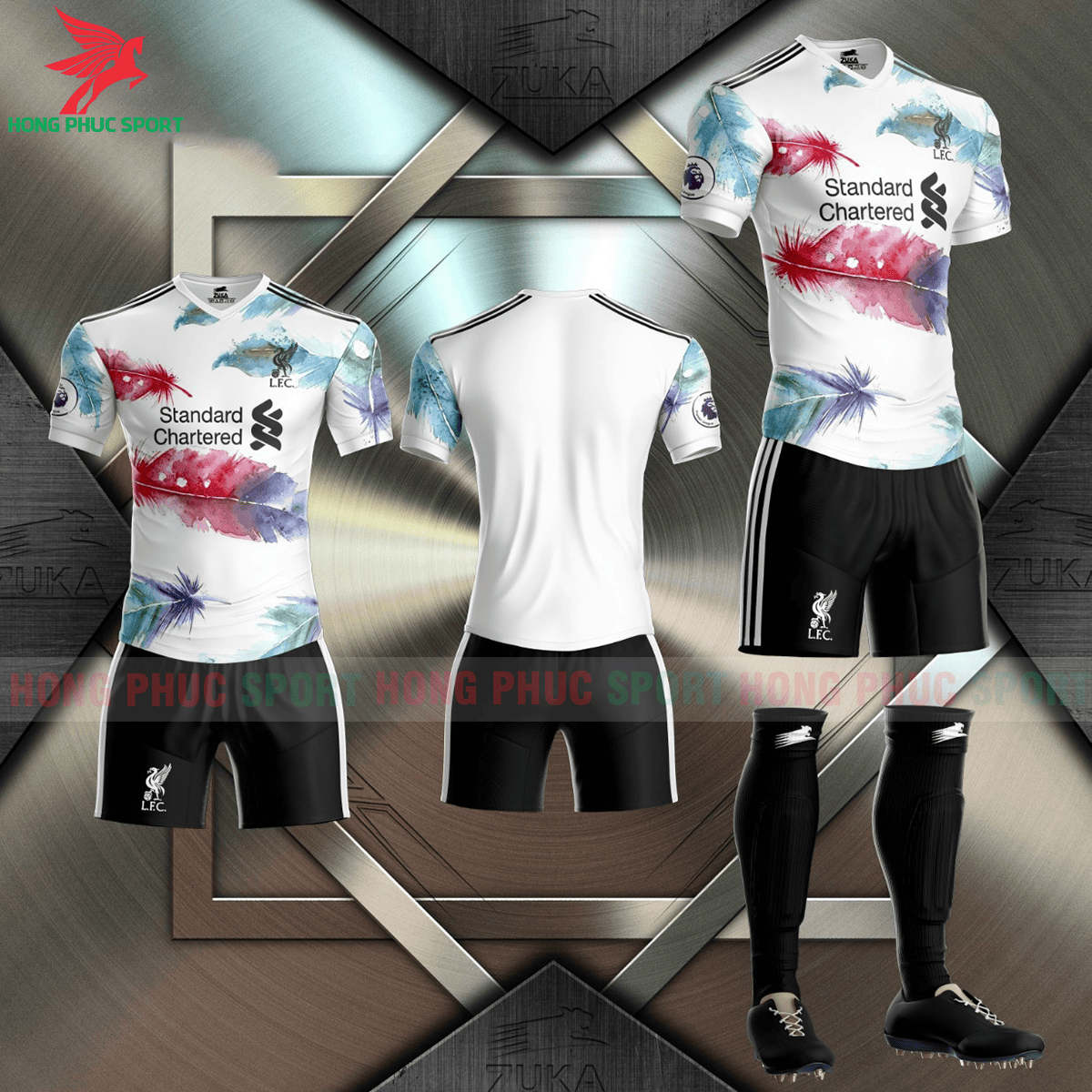 BỘ QUẦN ÁO ĐẤU ZUKA LIVERPOOL 2021 PHIÊN BẢN FAN - THUN LẠNH CAO CẤP