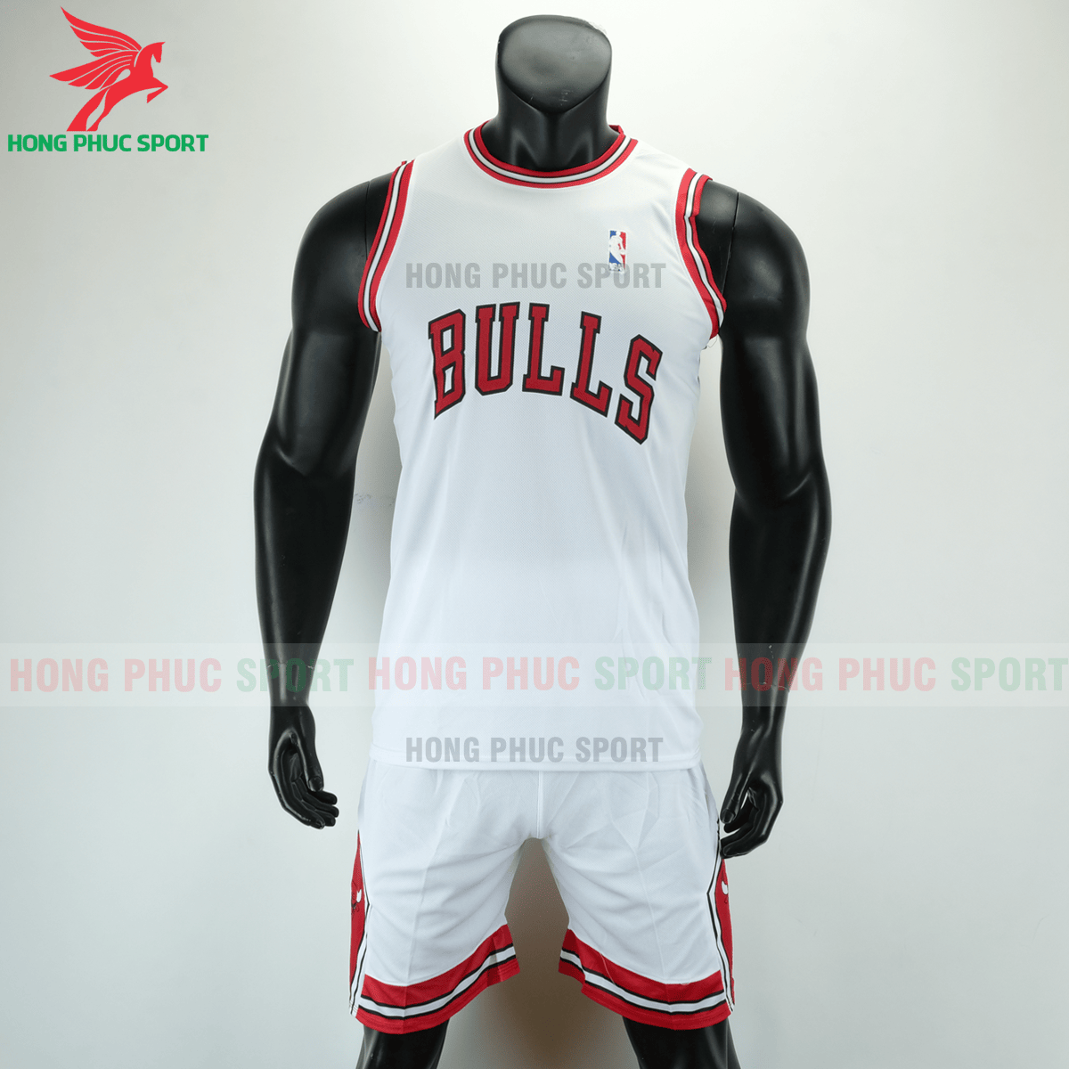 Áo bóng rổ Bulls 2020 màu trắng (trước)