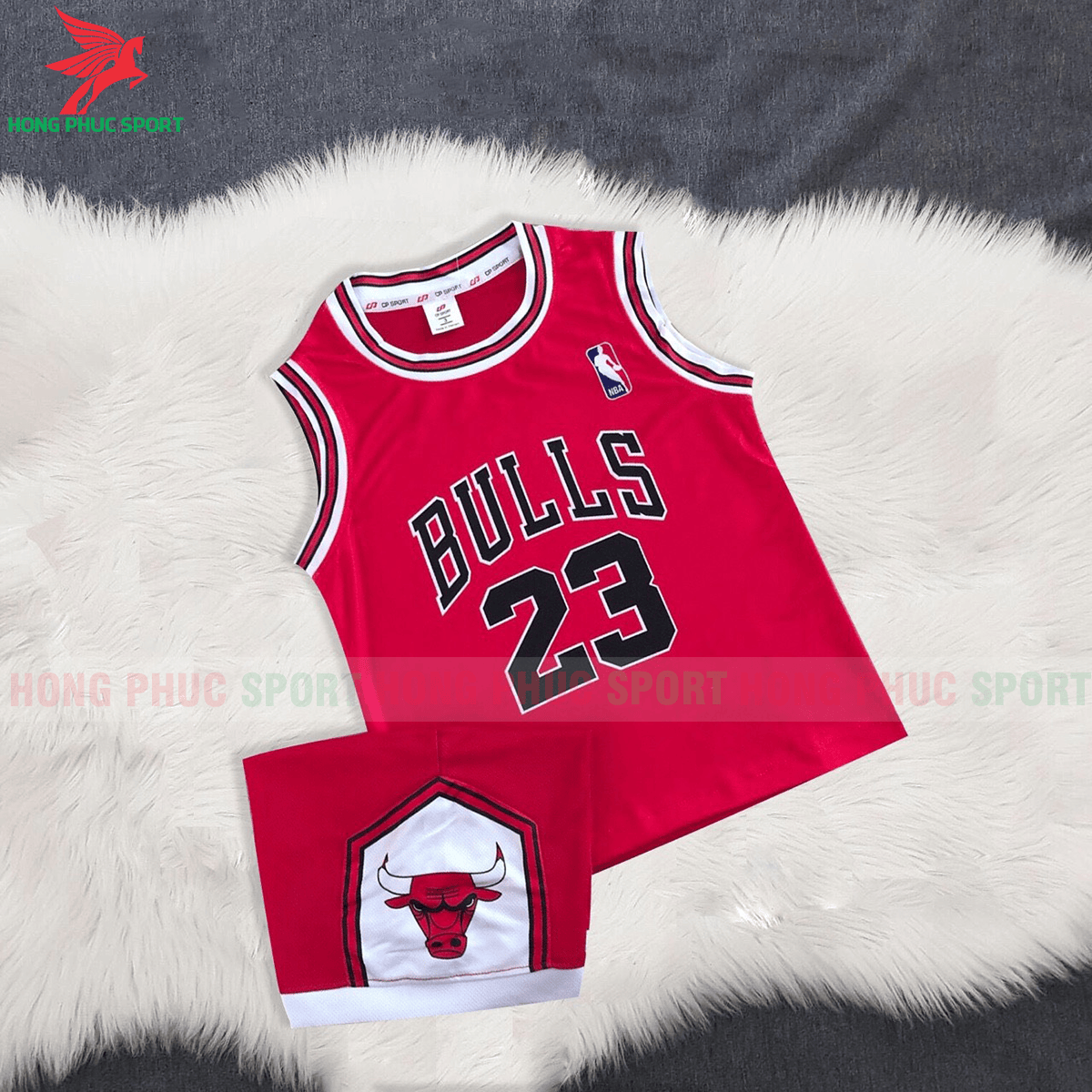 Áo bóng rổ trẻ em Bulls 2020 màu đỏ