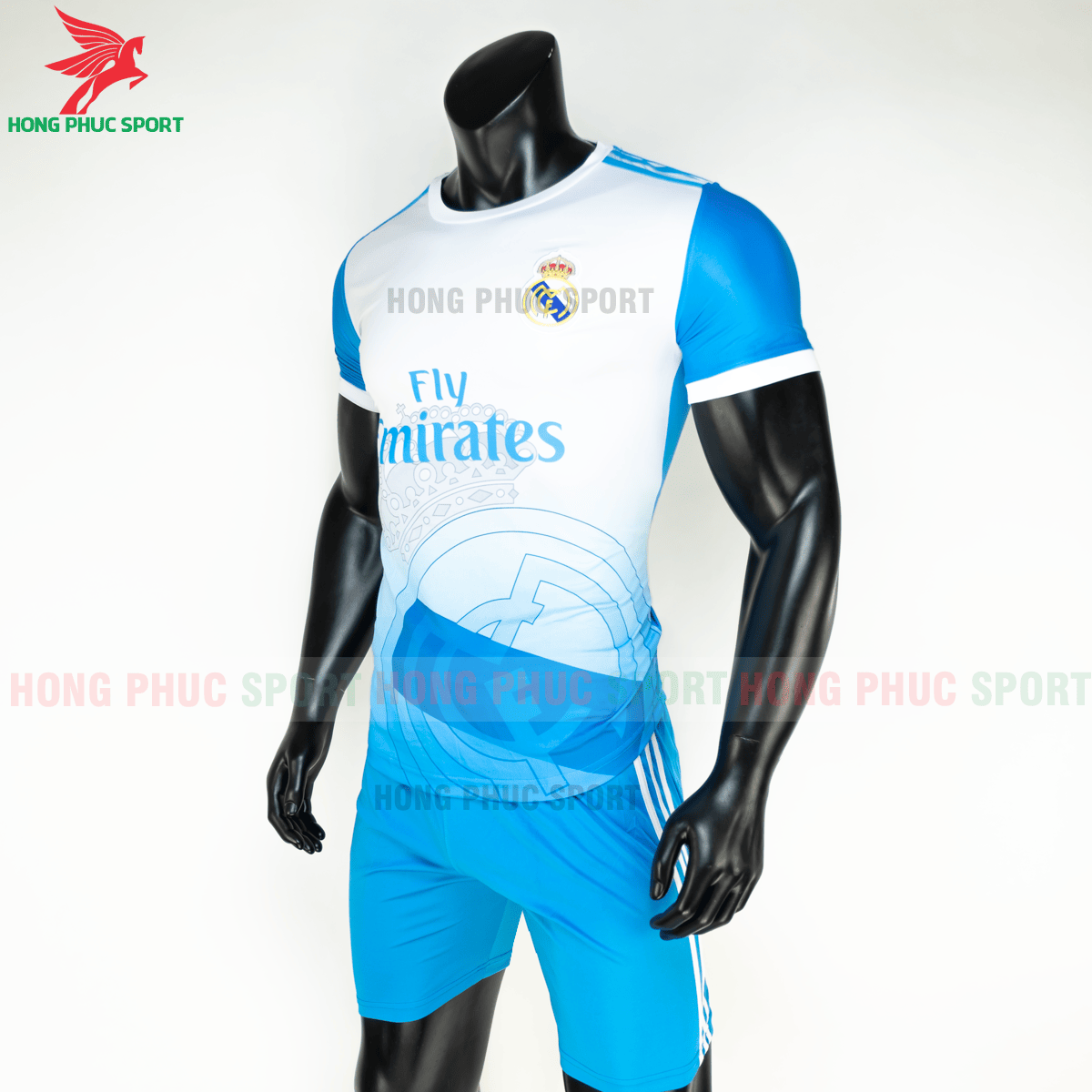 Áo bóng đá Real Madrid 2020 2021 phiên bản fan 9 (trái)