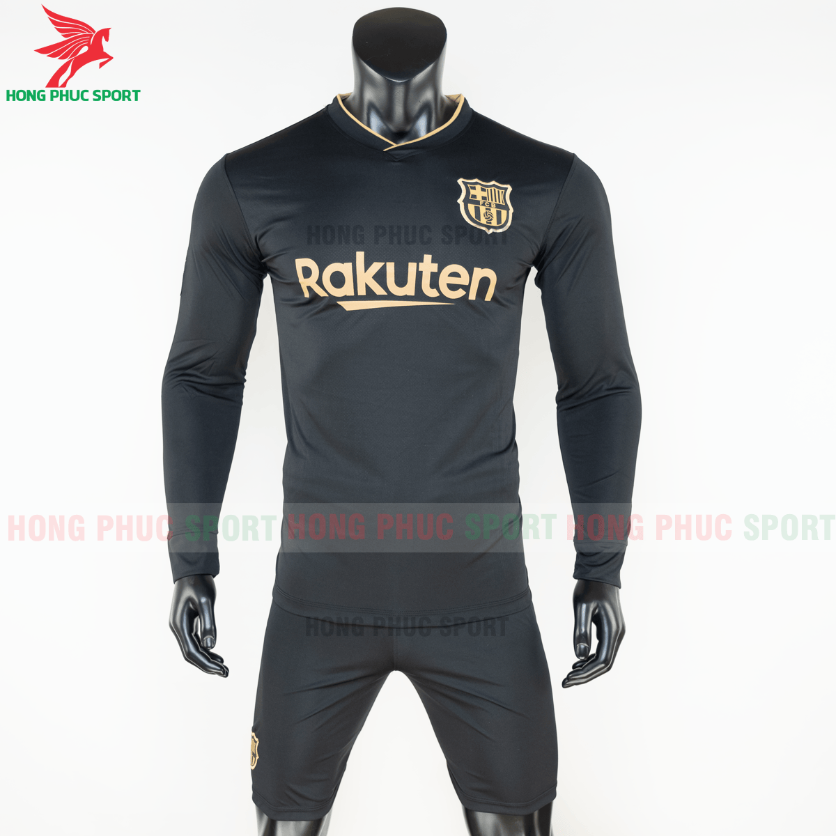 Áo đấu dài tay Barcelona 2020 2021 sân khách (trước)