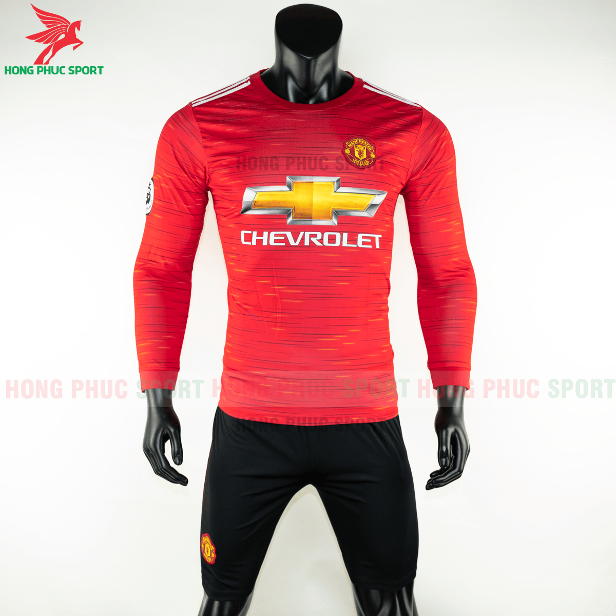 Áo đấu dài tay Manchester United 2020 2021 sân nhà (trước)
