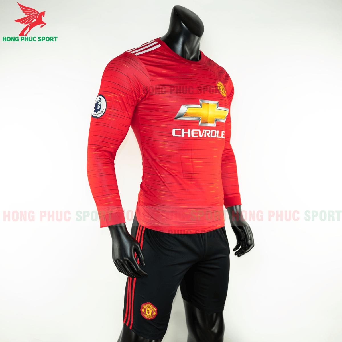 BỘ QUẦN ÁO ĐẤU DÀI TAY MANCHESTER UNITED 2020 2021 SÂN NHÀ - THUN LẠNH CAO CẤP