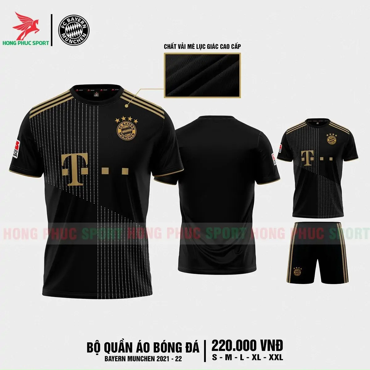 BỘ QUẦN ÁO ĐẤU BAYERN MUNICH 2021 2022 SÂN KHÁCH - MÈ LỤC GIÁC