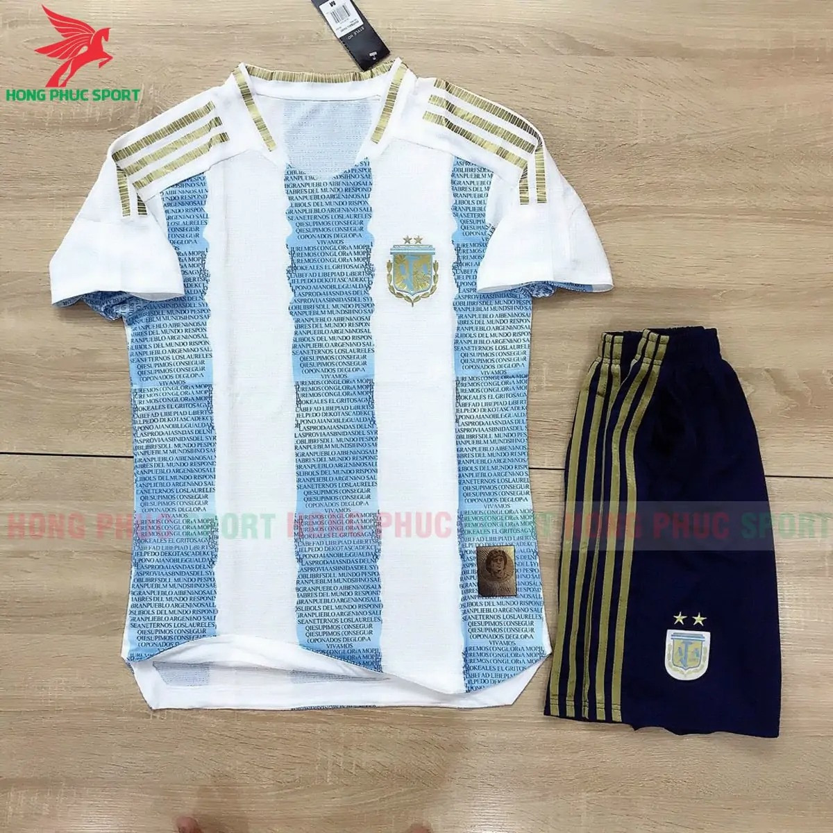 Bộ quần áo đấu tuyển Argentina 2021 sân nhà - Hàng Thailand