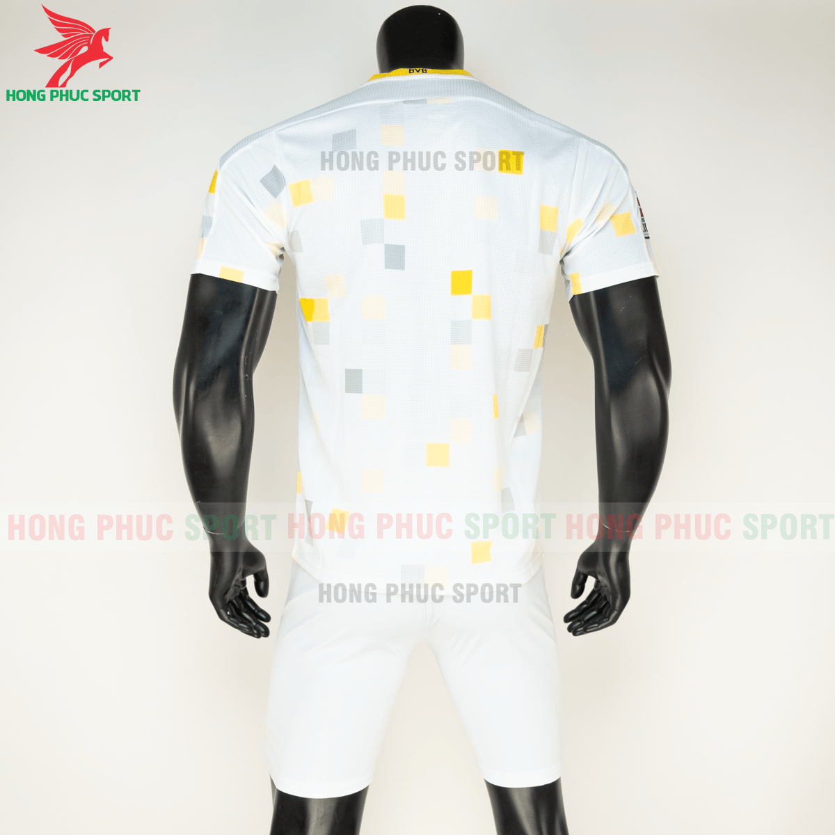 Áo đá banh Dortmund đấu cup 2020 2021 sân khách (sau)