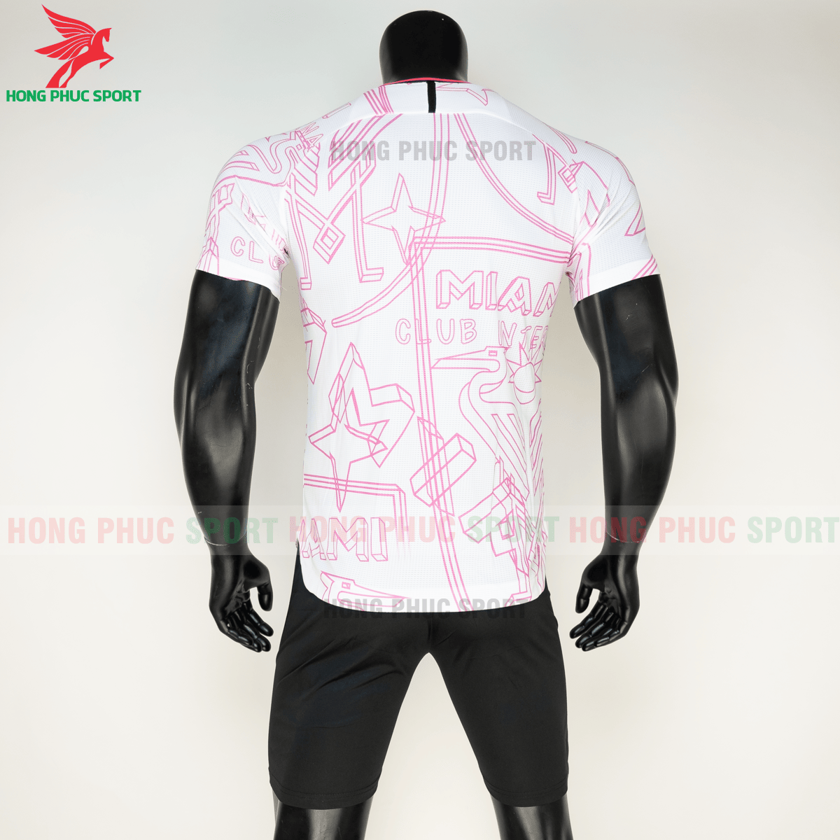 Áo đá banh Inter Miami 2020 2021 phiên bản fan (sau)