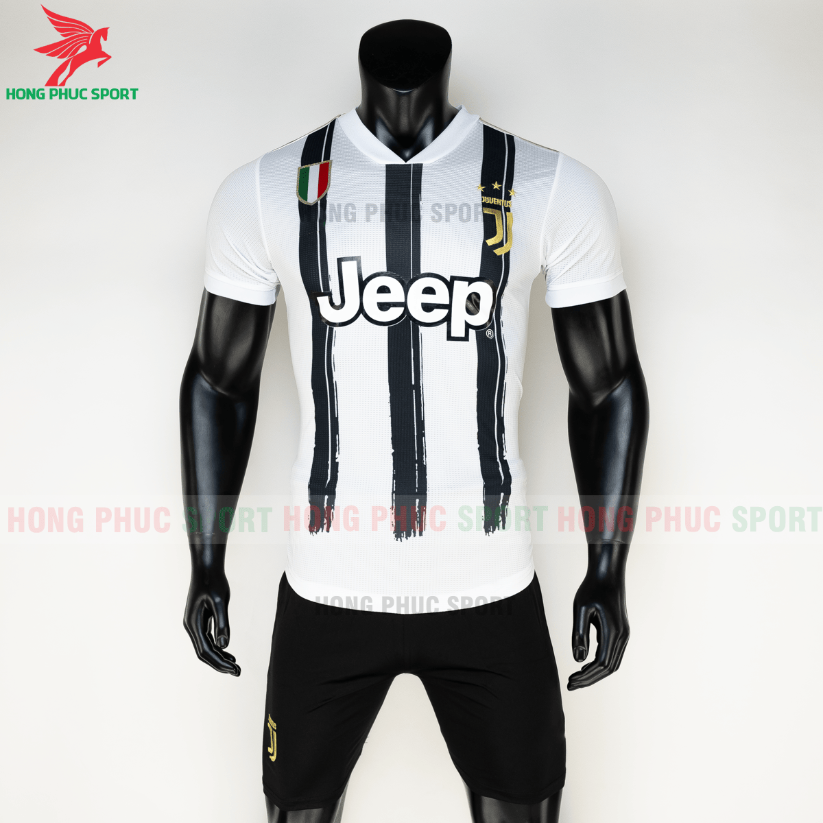 Áo đấu Juventus 2020 sân nhà mẫu 2 hàng Thailand (trước)