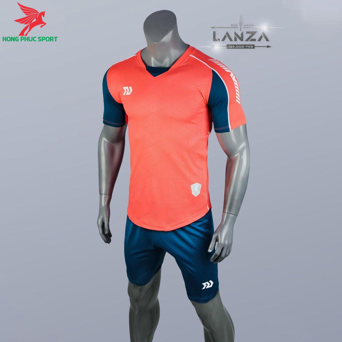 Áo đá banh không logo Bulbal Lanza 2021 màu Cam