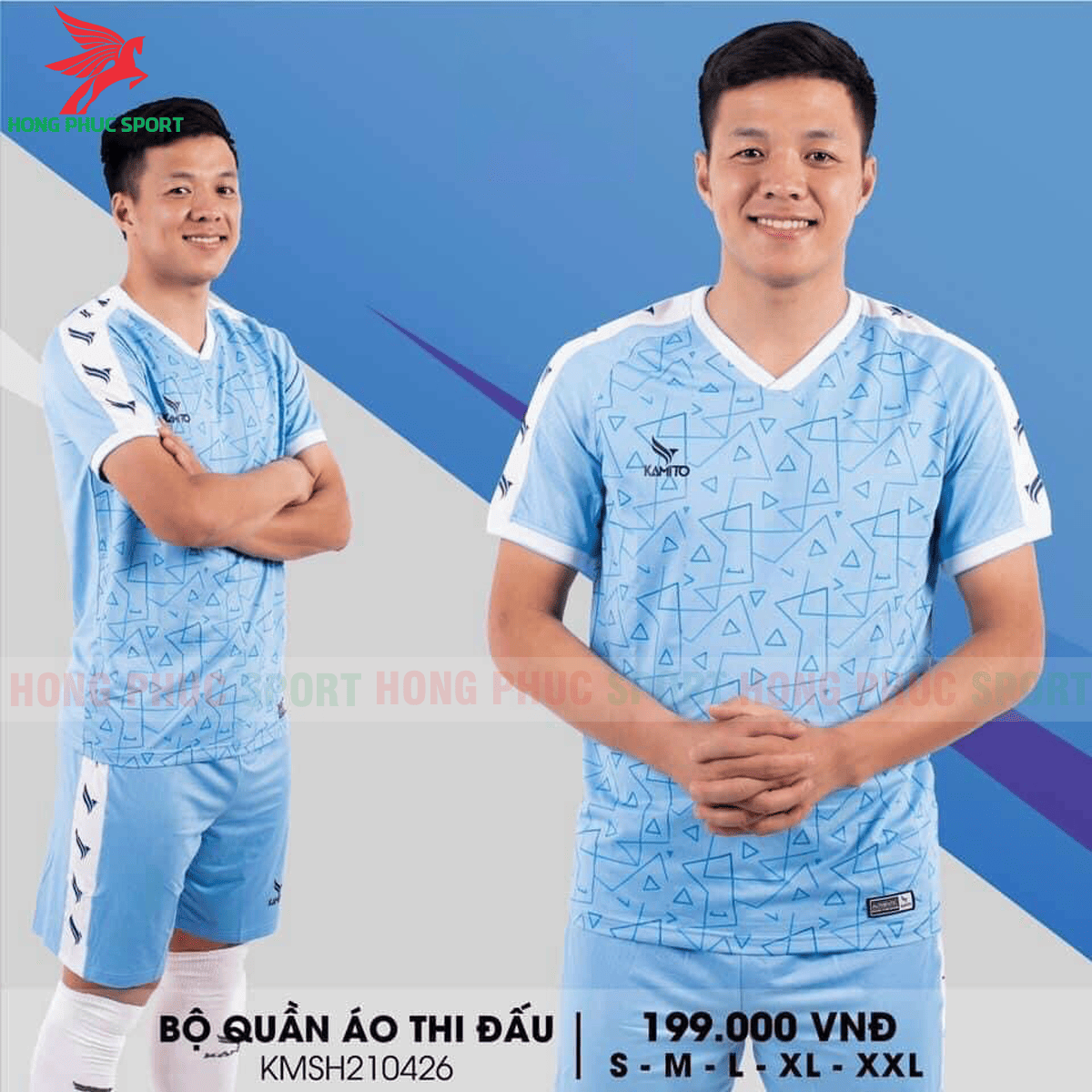 BỘ QUẦN ÁO ĐẤU KHÔNG LOGO KAMITO KMSH210426 – HÀNG VIỆT NAM