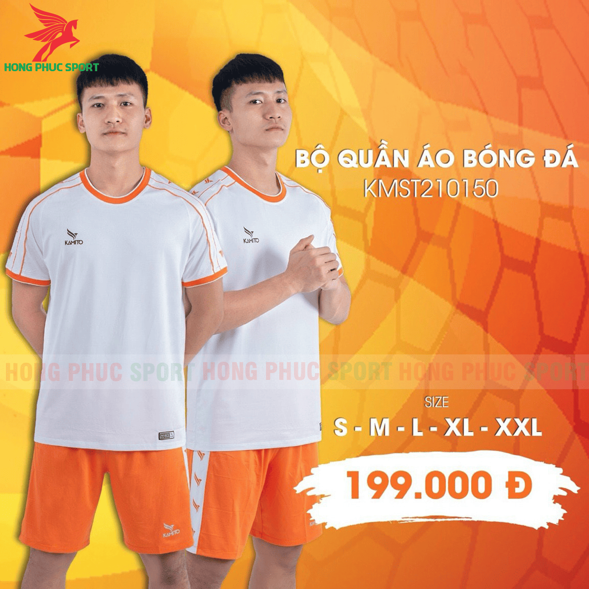  Áo đá banh không logo KAMITO KMST210150