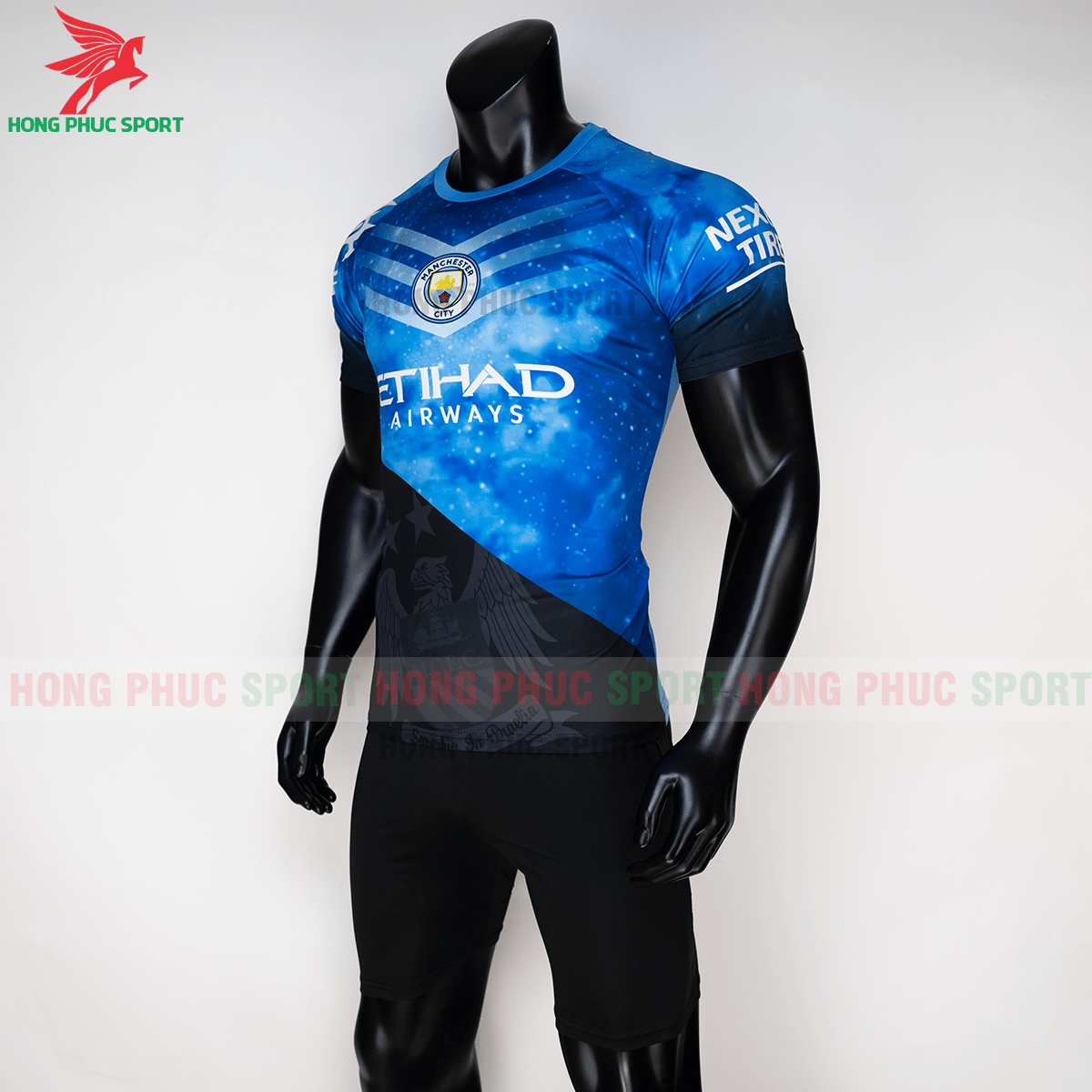 Áo đấu Manchester City 2020 phiên bản fan 4 (trái)