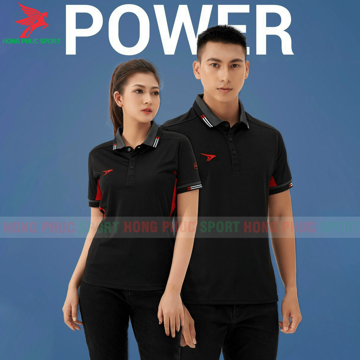 ÁO DI CHUYỂN POLO BEYONO POWER 2021 MÀU ĐEN
