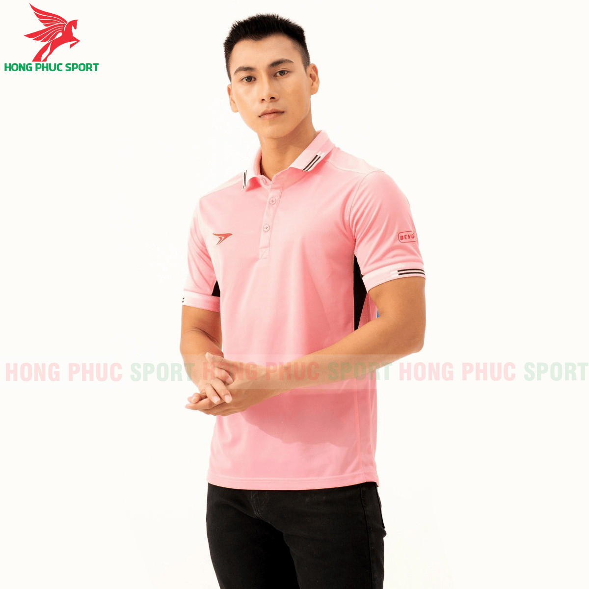 ÁO DI CHUYỂN POLO BEYONO POWER 2021 MÀU HỒNG