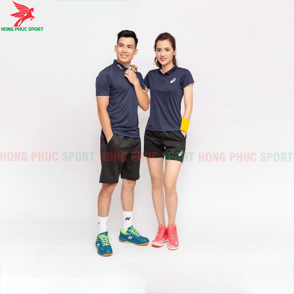 BỘ QUẦN ÁO THI ĐẤU TENNIS ASIC 2020 MÀU XANH ĐẬM