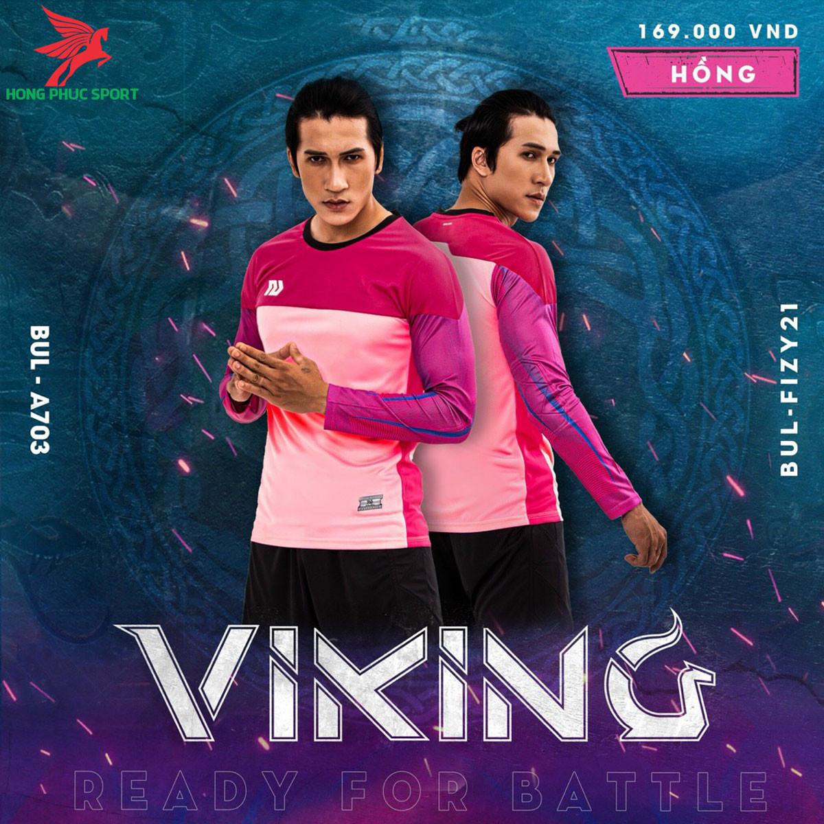 Áo bóng đá thủ môn Bulbal Viking 2021 màu Hồng