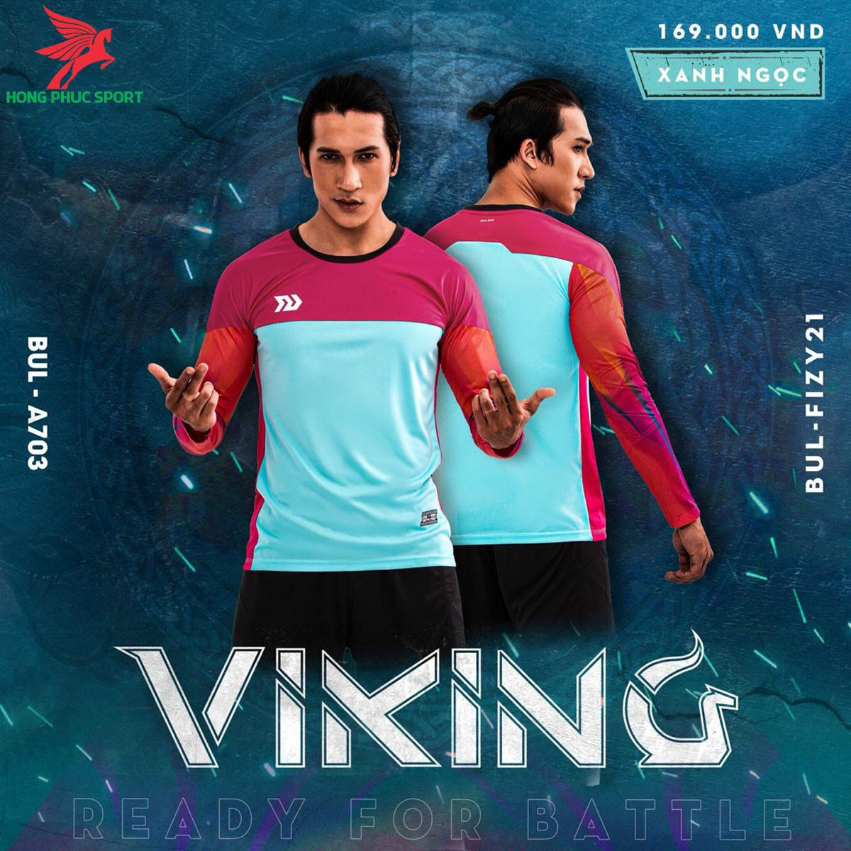 Áo bóng đá thủ môn Bulbal Viking 2021 màu xanh ngọc
