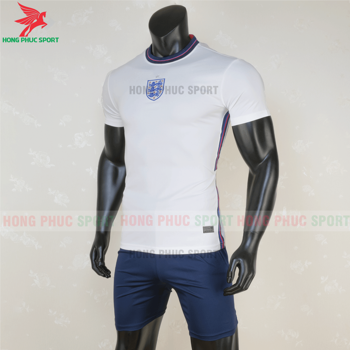 Áo đấu tuyển Anh 2020 sân nhà (trái)
