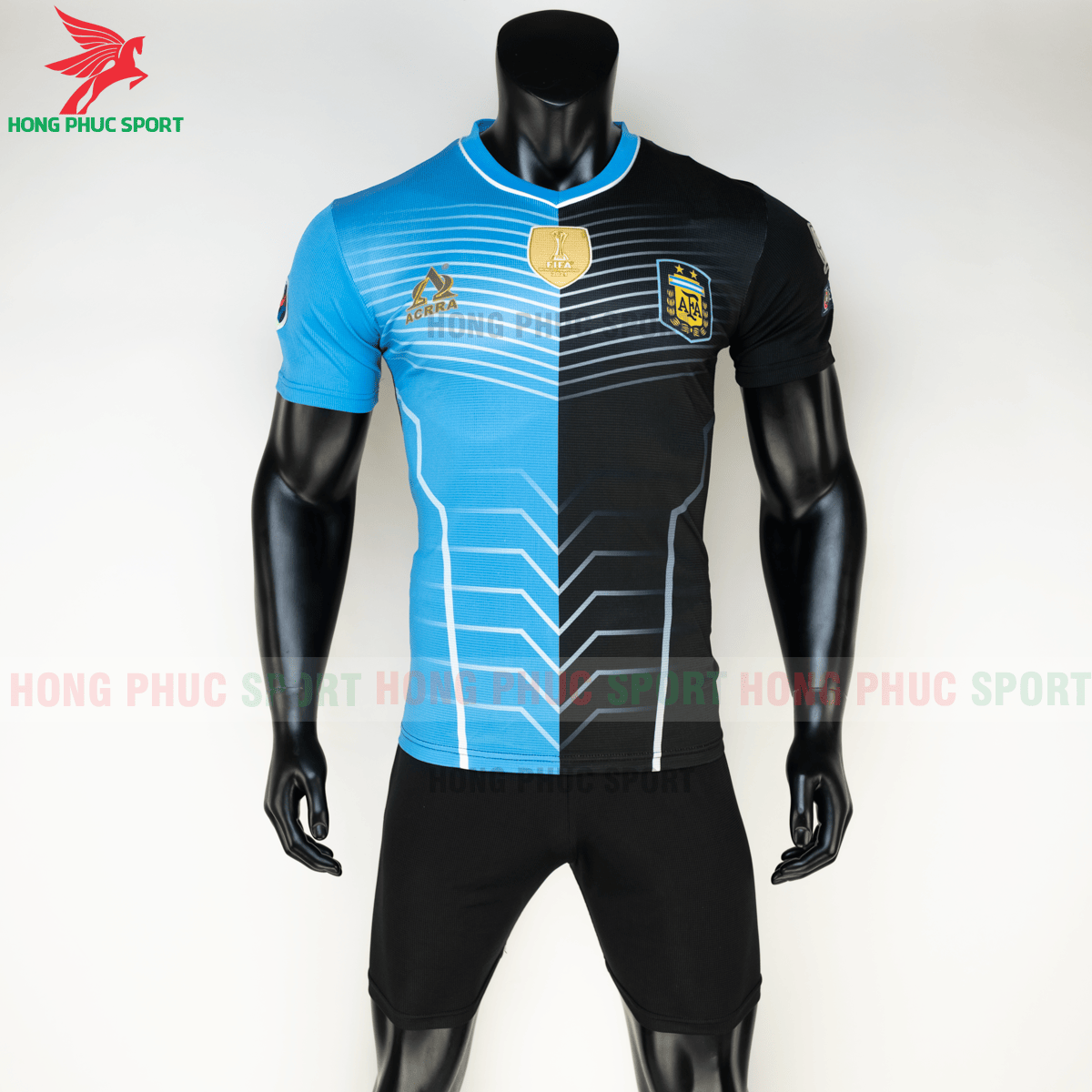 Áo tuyển Argentina 2020 phiên bản Fan hàng dệt (trước)