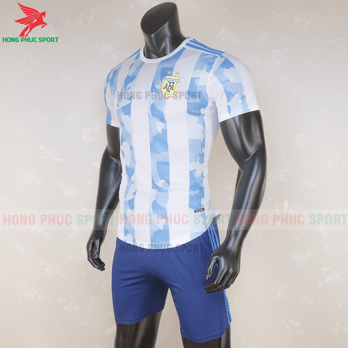 Áo đấu tuyển Argentina 2020 sân nhà (trái)