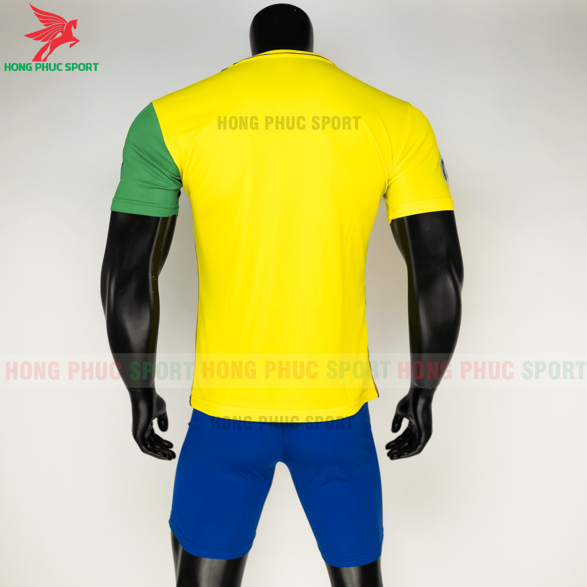 Áo tuyển Brazil 2020 phiên bản Fan hàng dệt (sau)